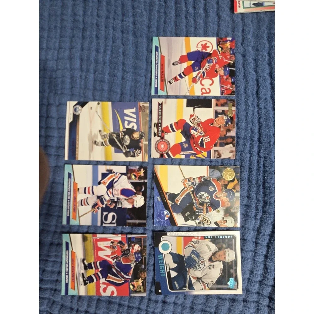 NHL Hockey Card Lot Oilers/Canadiens Upper Deck Score Inserts 15 Cards